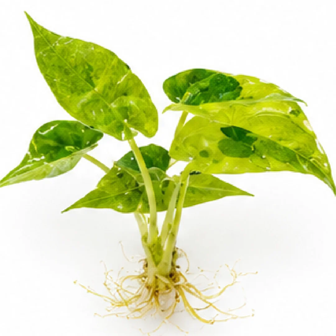 Alocasia lauterbachiana Matcha Variegated Tissue Culture Plantlet