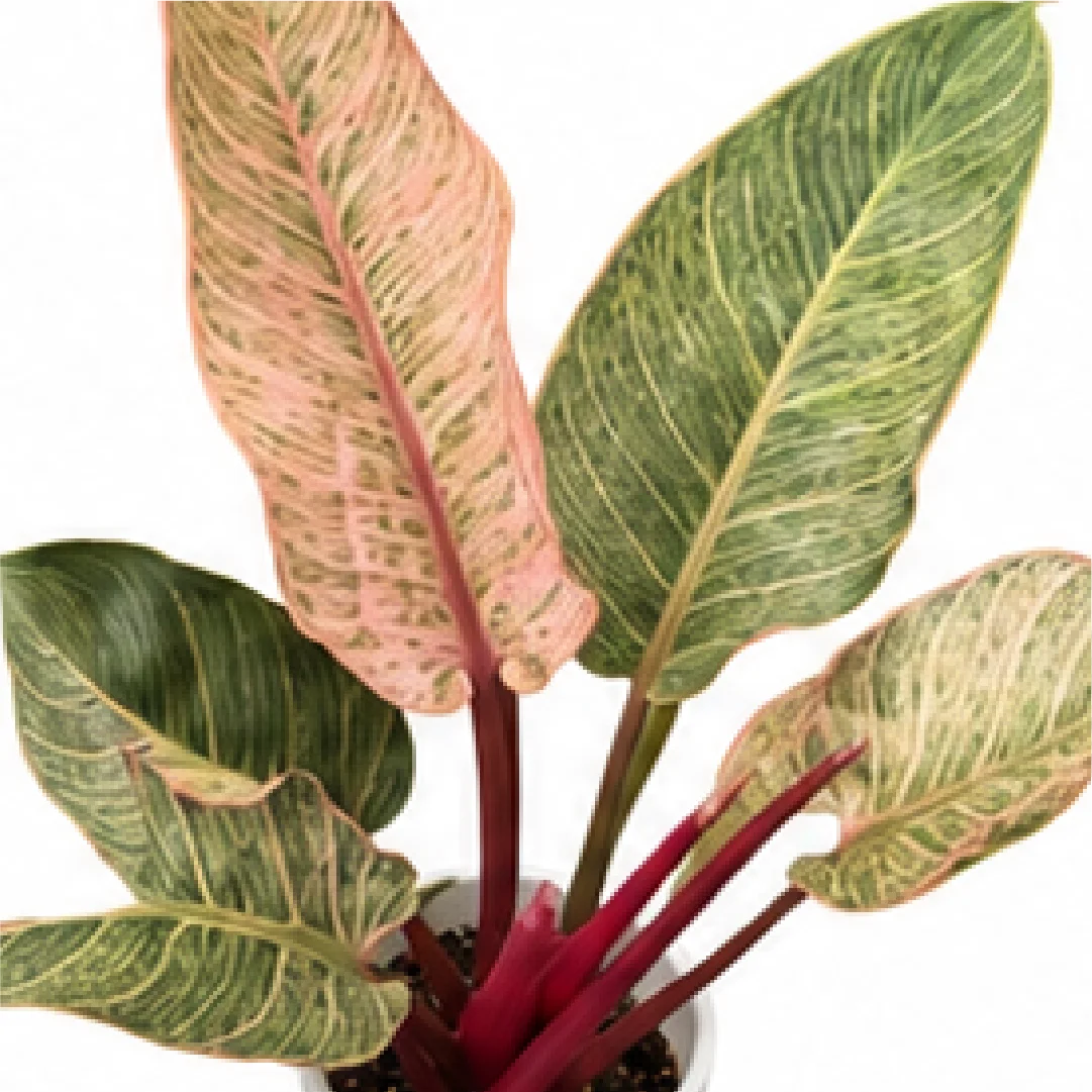 Philodendron Pink Birkin – Tissue Culture