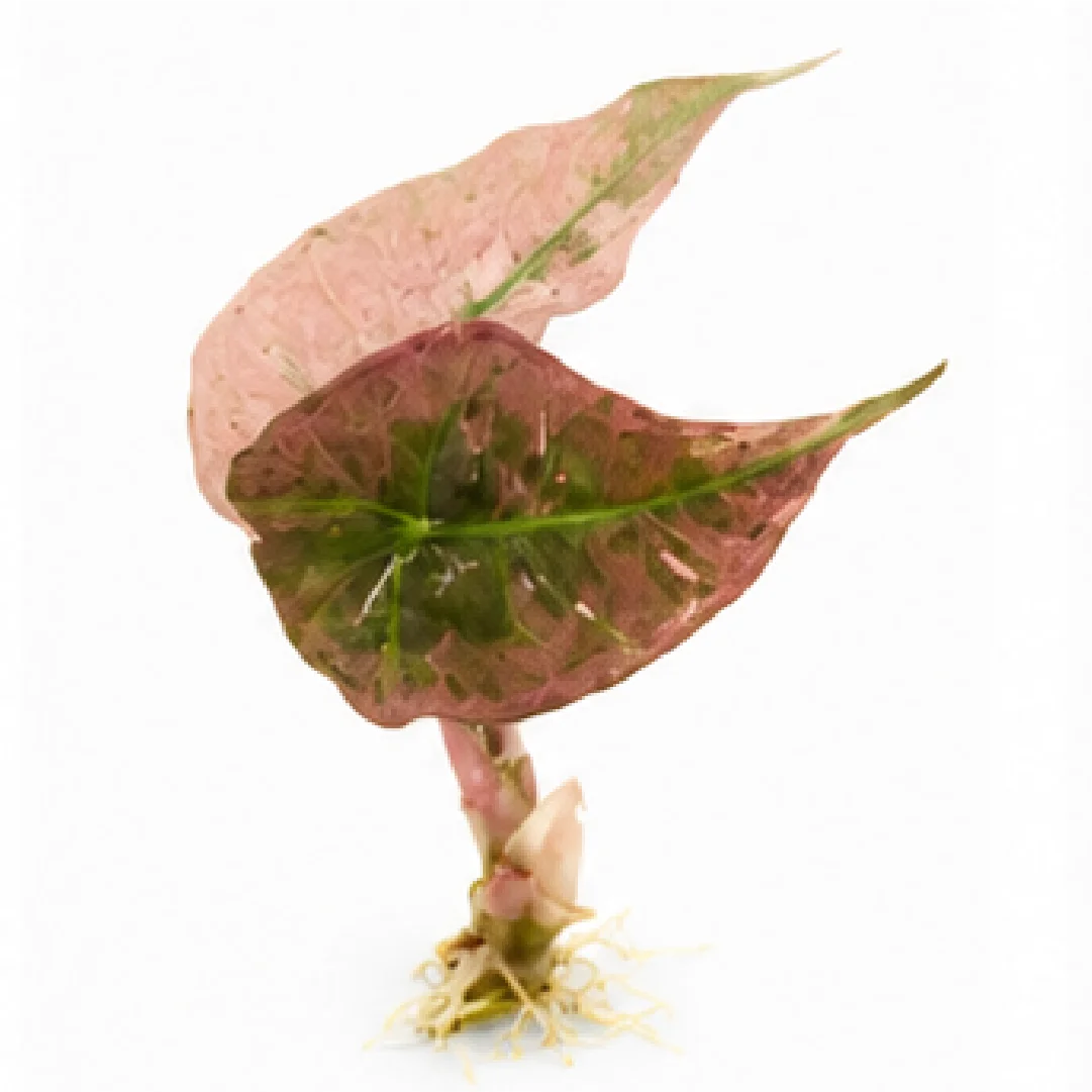 Alocasia Pink Polly Mutation Var – Tissue Culture