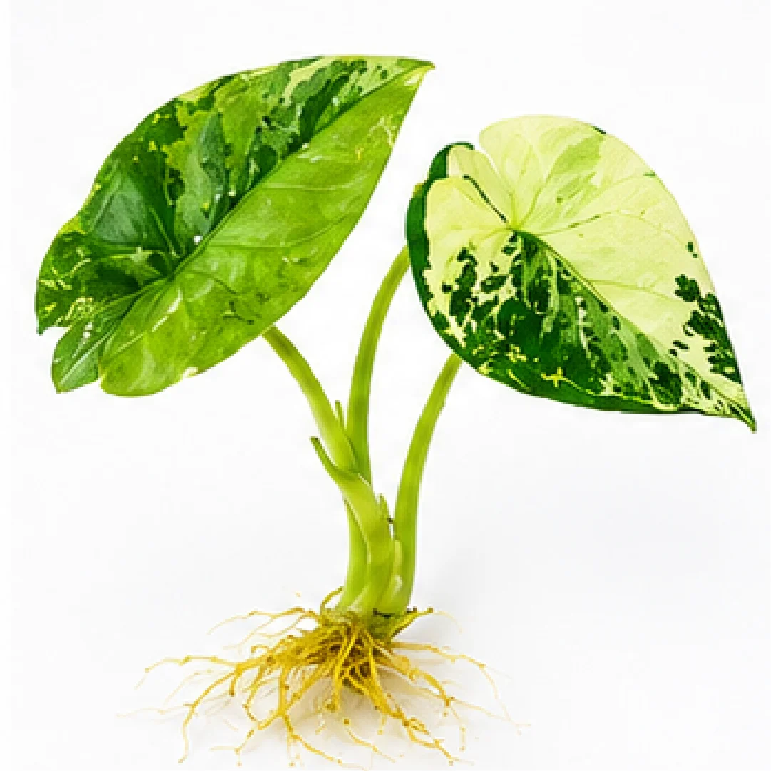 Alocasia Sinuata Albo Var – Tissue Culture