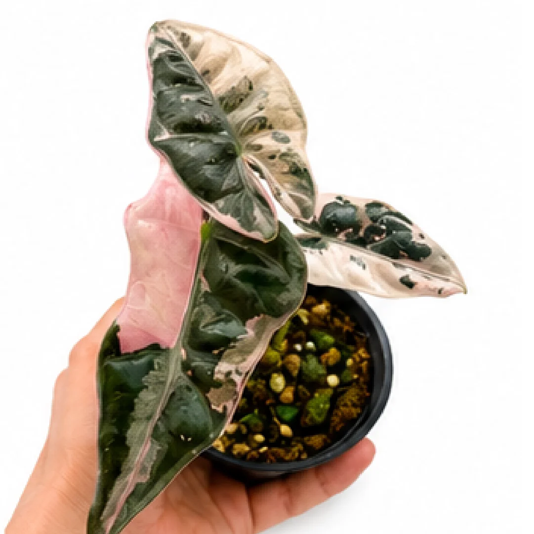 Alocasia Nobilis Pink Var – Tissue Culture
