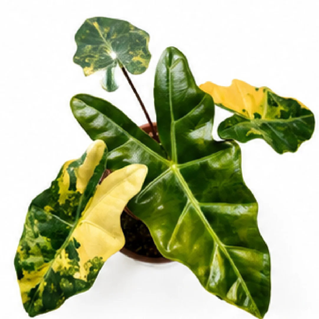 Alocasia Pseudo Sanderiana Aurea Var – Tissue Culture