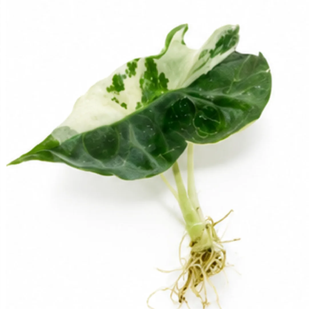 Alocasia Polly Snowflake Pink Var – Tissue Culture