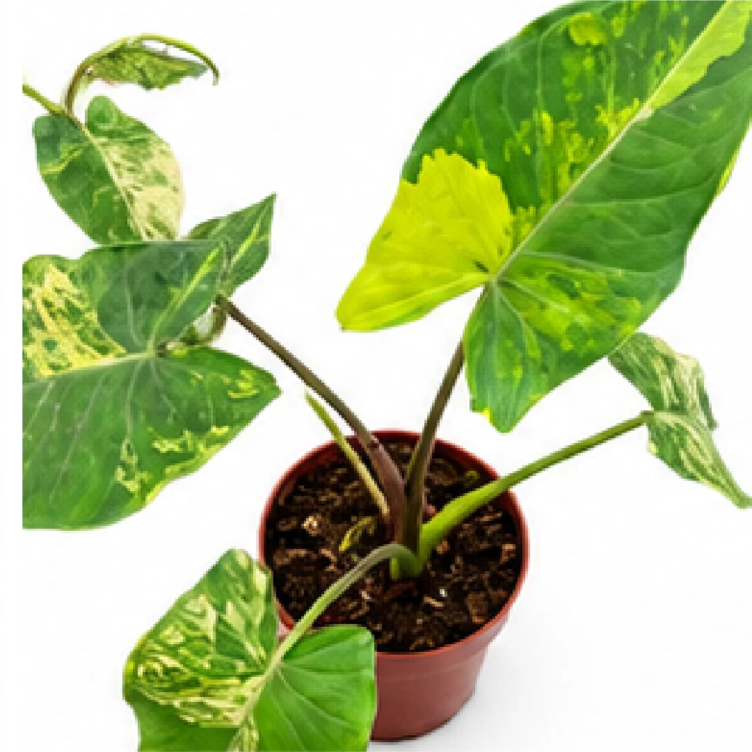 Xanthosoma Sagittifolium Frozen Planet Aurea Var – Tissue Culture