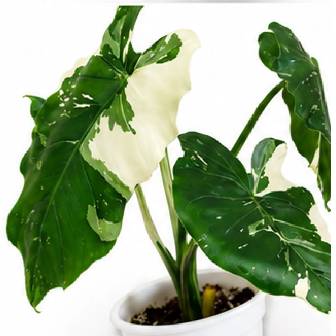 Alocasia Odora Okinawa Silver Albo Var – Tissue Culture