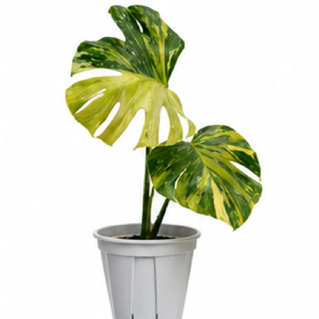 Monstera Electrolight Variegated Tricolor – Tissue Culture