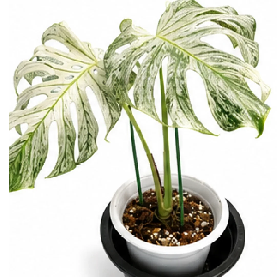 Monstera Devil Monster Variegated – Tissue Culture