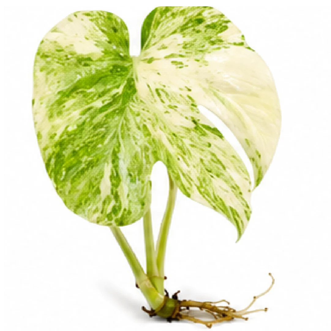 Monstera Deliciosa Green Snow Variegated – Tissue Culture