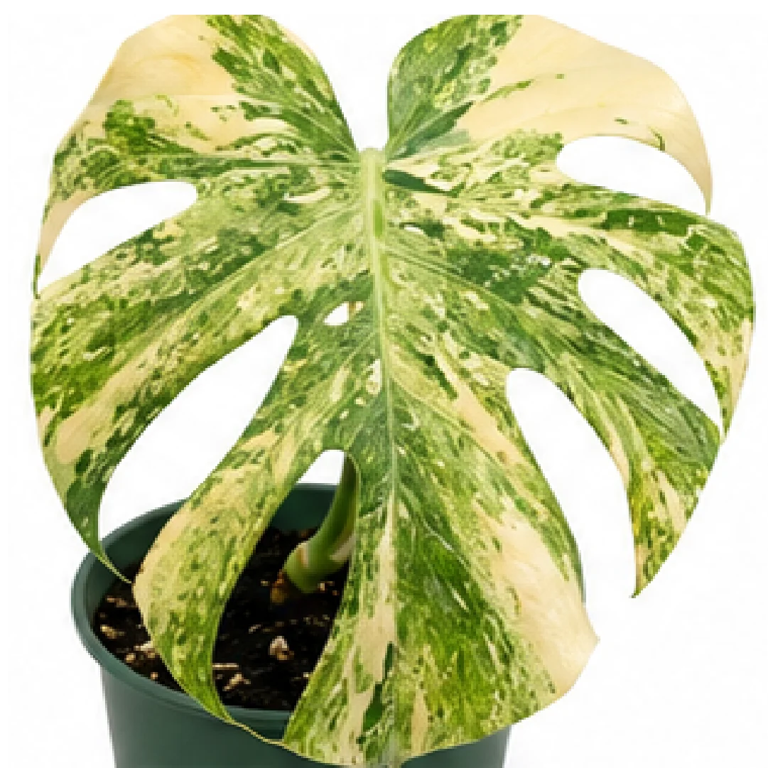 Monstera Deliciosa Green Snow Variegated – Tissue Culture