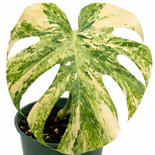 Monstera Deliciosa Green Snow Variegated – Tissue Culture