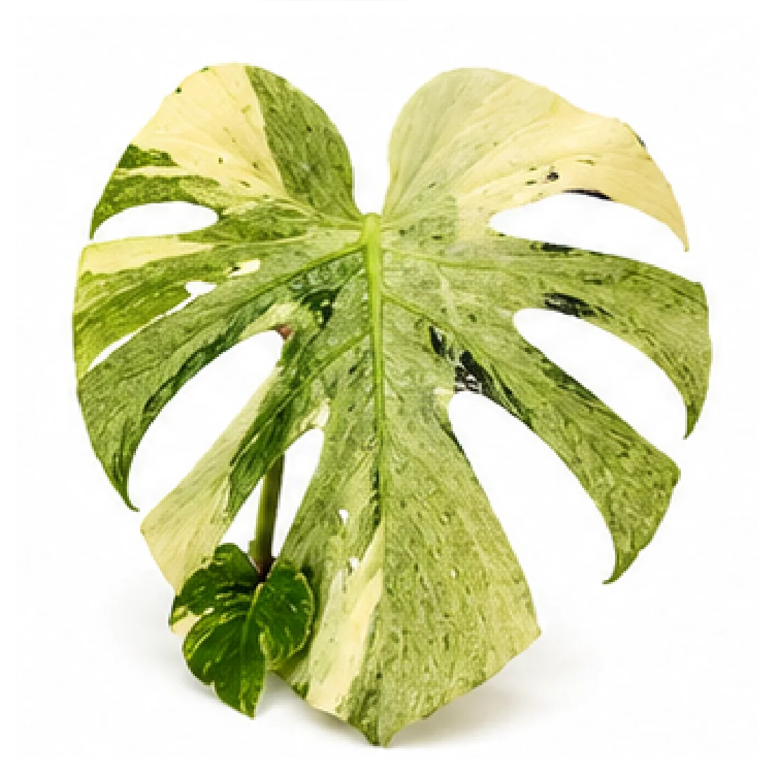 Monstera Full Mint Variegated (Dorsigiana Thailand) – Tissue Culture