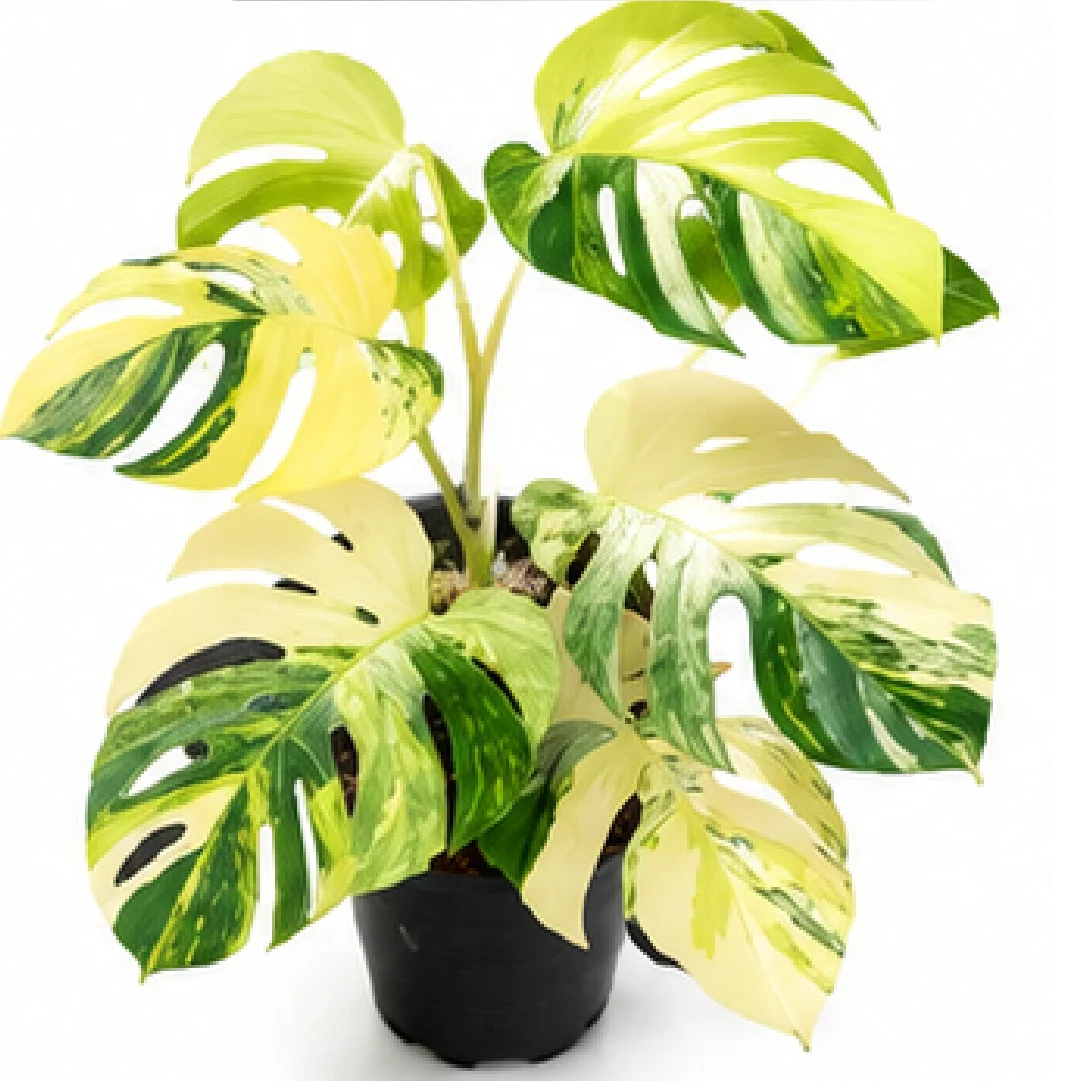 Monstera Deliciosa Aurea Variegated – Tissue Culture