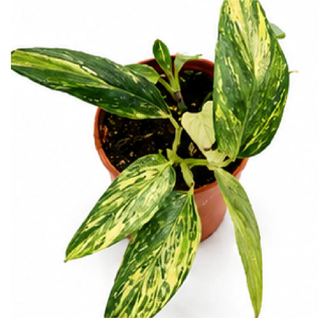 Monstera Standleyana Aurea Variegated – Tissue Culture