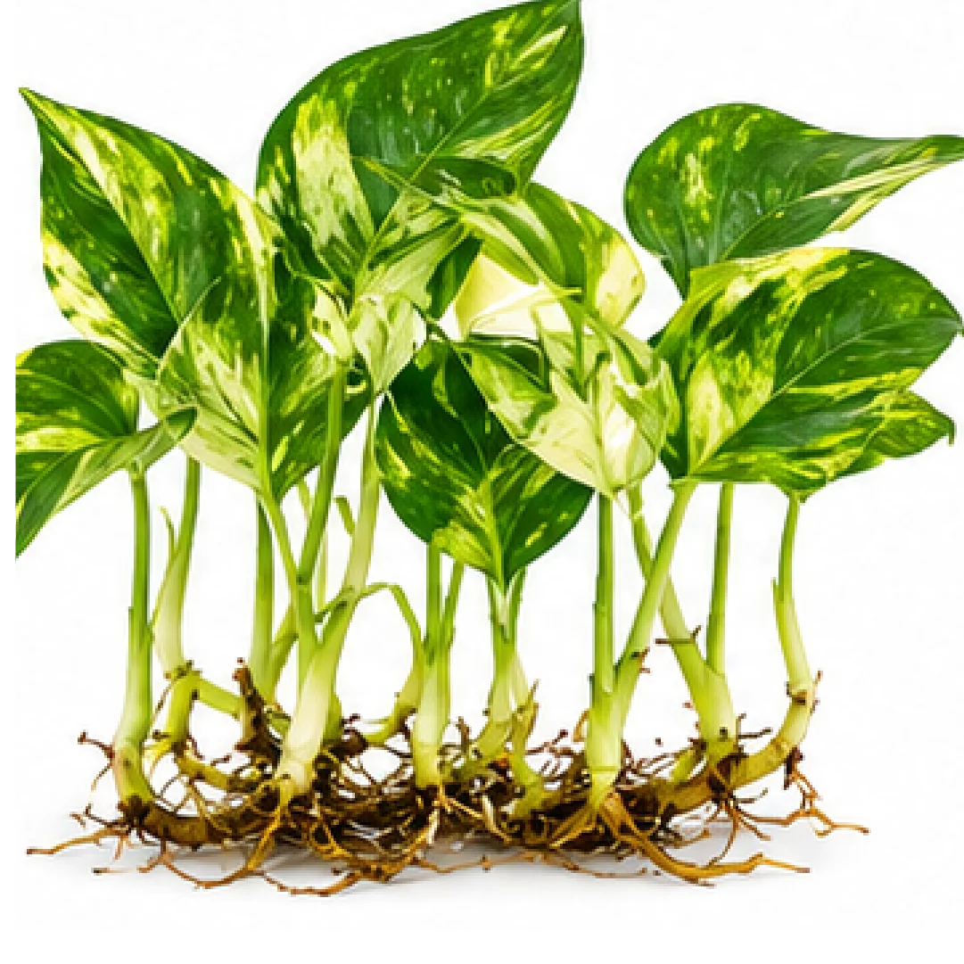 Monstera Epipremnum Amplissimum Silver Albo Variegated – Tissue Culture