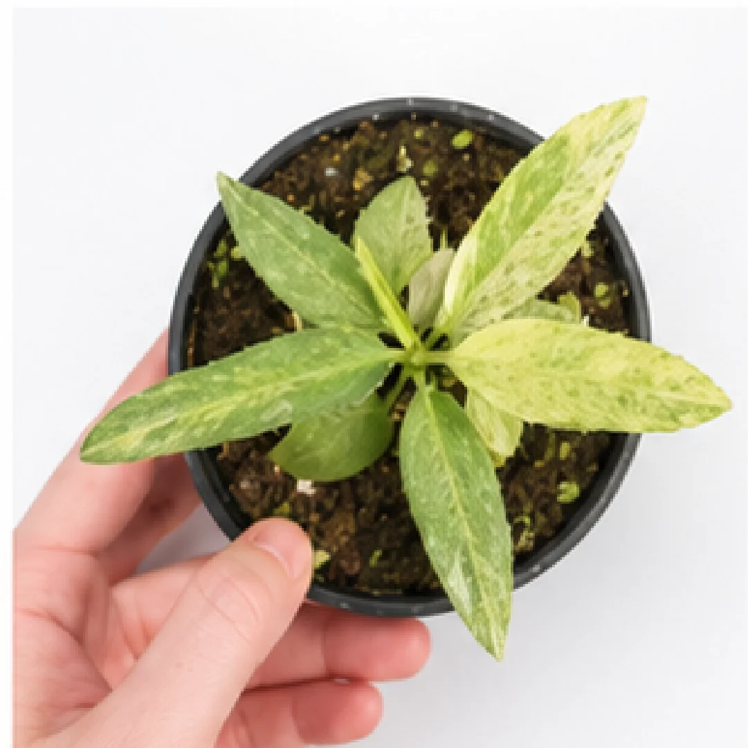 Anthurium Vittariifolium Variegated – Tissue Culture